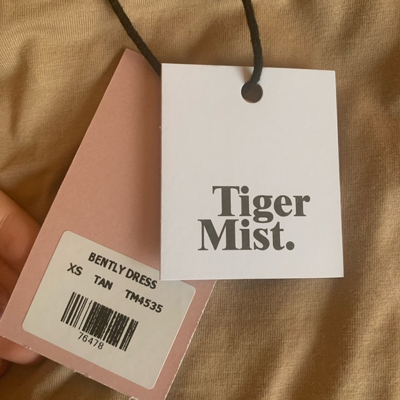 Tan BodyCon Dress - Picture 6 of 8